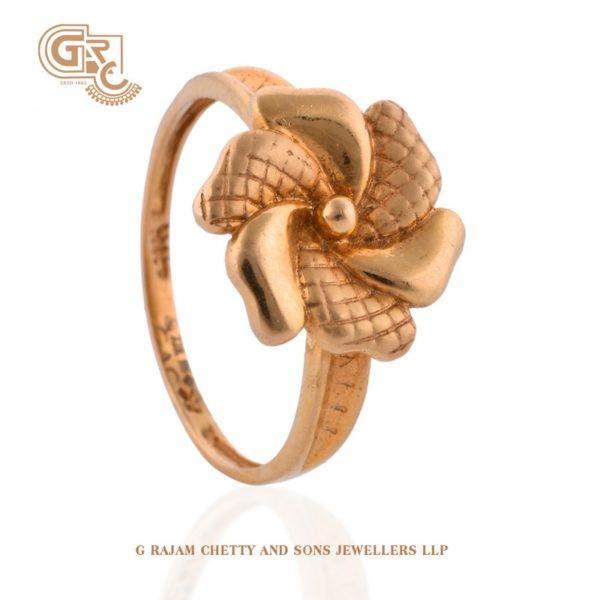 Floral Matte Ring Floral Matte Ring