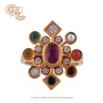 Startling navarathna ring Startling navarathna ring