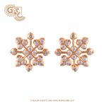 Starburst diamond earrings Starburst diamond earrings