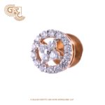 Bright round earrings