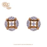 Sparkling diamond earrings