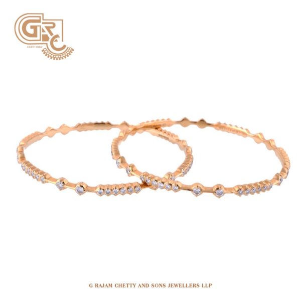 Delightful diamond bangles