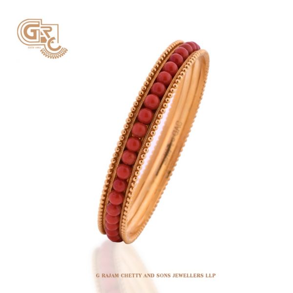 Coral Bead Bangle Coral Bead Bangle