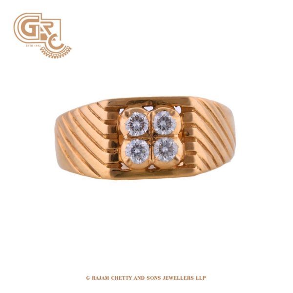 Sparkling suave ring