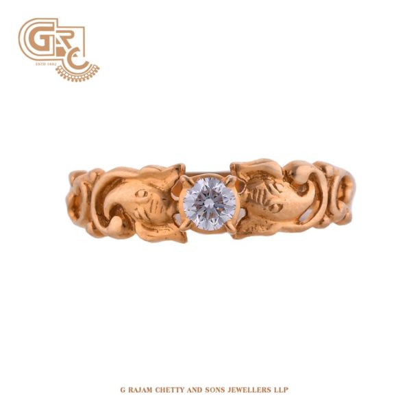 Ganesha diamond ring
