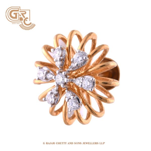 Radiant diamond earrings