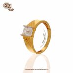 Glass Gleaming Stone Gents Ring Glass Gleaming Stone Gents Ring