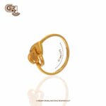 Hearten Vertical Pair Ladies Ring Hearten Vertical Pair Ladies Ring