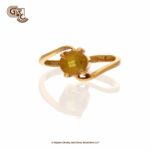 Kanakapusparagam Yellow Stone Ladies Ring Kanakapusparagam Yellow Stone Ladies Ring