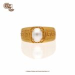 White Pearl Classy Gents Ring White Pearl Classy Gents Ring