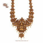 Lakshmi Antique Floral Peacock Beads Traditional Haram Lakshmi Antique Floral Peacock Beads Traditional Haram