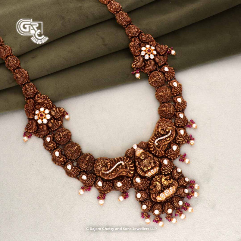 Antique Elegant Lakshmi Haram