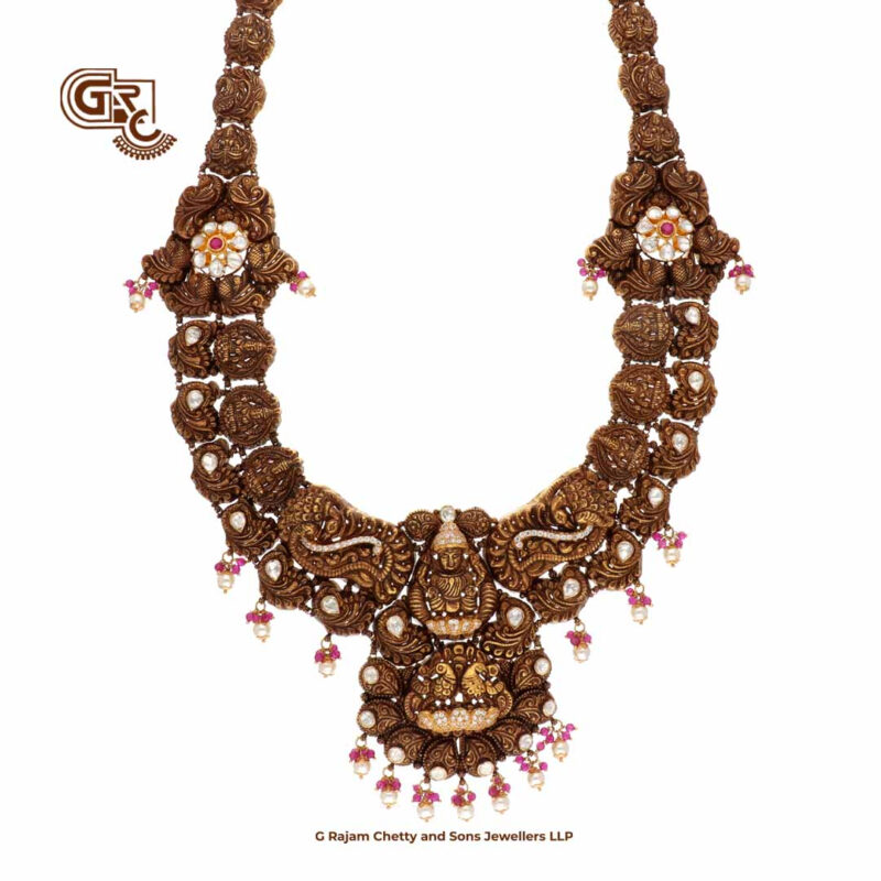Antique Elegant Lakshmi Haram