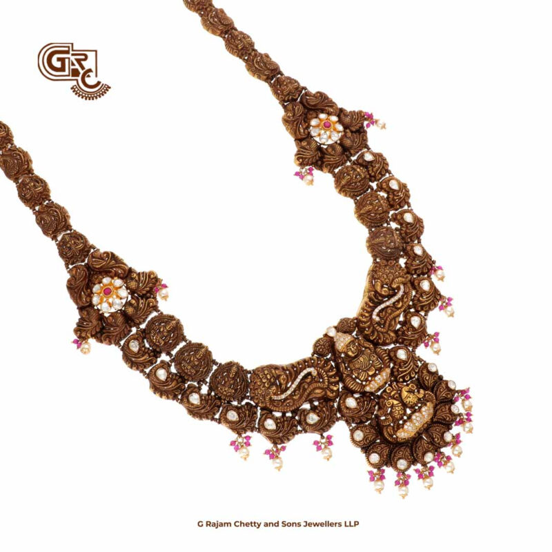 Antique Elegant Lakshmi Haram