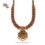 Antique Floral Lakshmi Traditional Haram Antique Floral Lakshmi Traditional Haram