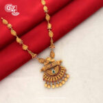 Antique Elegant Kamalam PeacockFloral Necklace Antique Elegant Kamalam PeacockFloral Necklace
