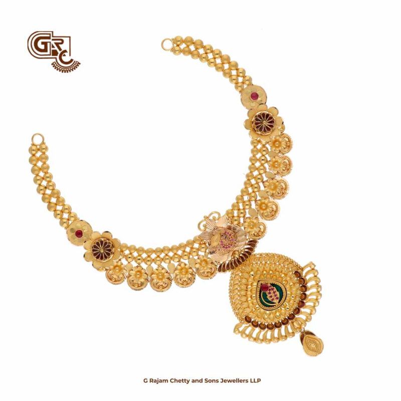 Flower Luxury Fancy Leaf Flower Necklace