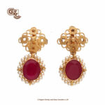 Chic Lacquer Lovelies Red Stone Stud and Necklace Chic Lacquer Lovelies Red Stone Stud and Necklace