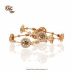 Traditional Glitering Stone Antique Lakshmi Bangles Traditional Glitering Stone Antique Lakshmi Bangles