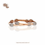 Glitering Fancy 18K Rose Gold Bangles Glitering Fancy 18K Rose Gold Bangles