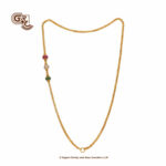 Uniques Glitter Stone Balls Mugappu Thali Chain Uniques Glitter Stone Balls Mugappu Thali Chain