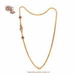 Uniques Glitter Stone Peacock Mugappu Thali Chain Uniques Glitter Stone Peacock Mugappu Thali Chain