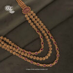 Artfully Crafted Ruby Stone Steps Luxury Haram Artfully Crafted Ruby Stone Steps Luxury Haram