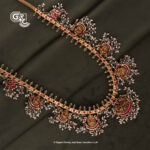 Luxury Ruby Stone & Beads Peacock Fancy Haram Luxury Ruby Stone & Beads Peacock Fancy Haram