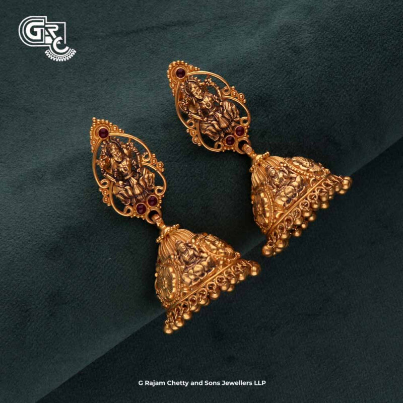 Antique Lakshmi Jimikki Earring