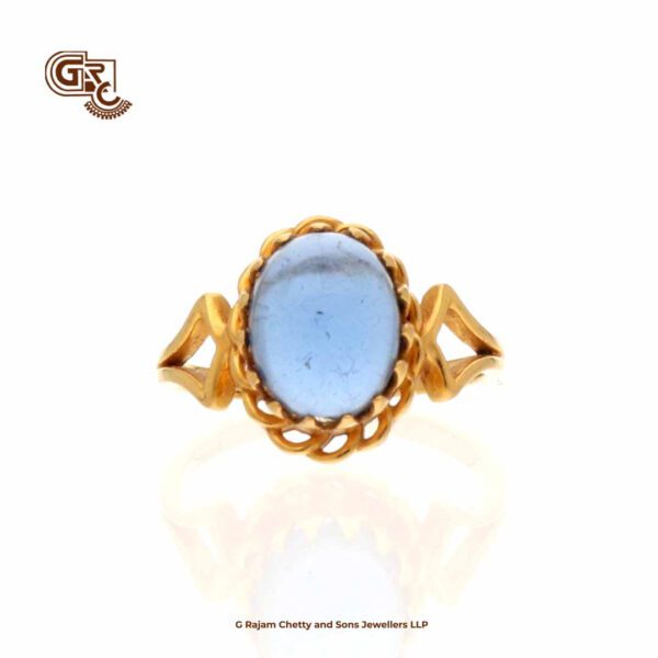 Glittering Blue Stone Ring Glittering Blue Stone Ring