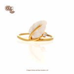 Lurury Fancy Pearl Leaf Ring Lurury Fancy Pearl Leaf Ring