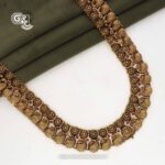 Antique Lakshmi with kamalam Traditional Haram Antique Lakshmi with kamalam Traditional Haram
