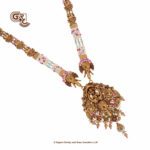 Antique White Beads Ganesha Divine Tradtional Haram Antique White Beads Ganesha Divine Tradtional Haram