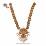 Antique Sitharama Peacock Floral Traditional Haram Antique Sitharama Peacock Floral Traditional Haram