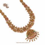 Antique Lakshmi Floral Gold Beads Traditional Haram Antique Lakshmi Floral Gold Beads Traditional Haram