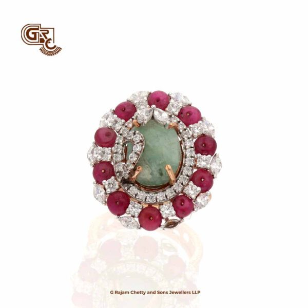 Fancy Stone Rose gold Ladies Ring Fancy Stone Rose gold Ladies Ring