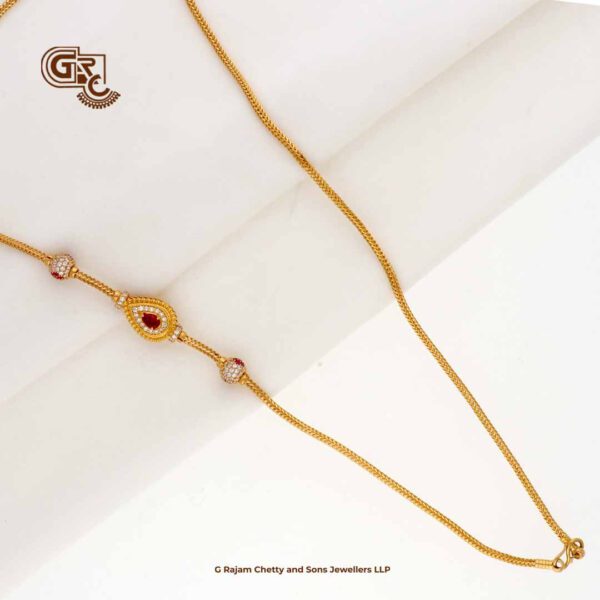 Uniques Ruby Stone Magappu Thali Chain Uniques Ruby Stone Magappu Thali Chain