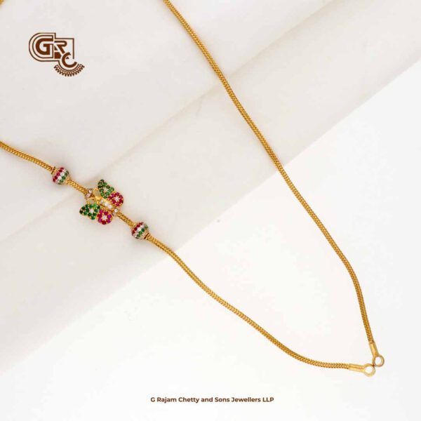 Trending Butterfly Glittring Stone Magappu Thali Chain Trending Butterfly Glittring Stone Magappu Thali Chain