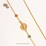 Elegant Uniques Ball Stone Peacock Magappu Thali Chain Elegant Uniques Ball Stone Peacock Magappu Thali Chain
