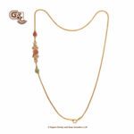 Unique Luxury Peacock Glittering Stone Magappu Thali Chain Unique Luxury Peacock Glittering Stone Magappu Thali Chain
