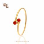 Red Coral Round Ladies Bracelet