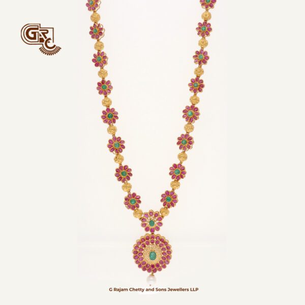 Luxury Uniques Ruby Stones Kamalam Traditional Haram Luxury Uniques Ruby Stones Kamalam Traditional Haram