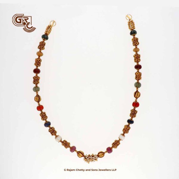 Navarathna Stone Traditional Antique Haram Navarathna Stone Traditional Antique Haram