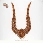 Antique Lakshmi Floral peacock Traditional Haram Antique Lakshmi Floral peacock Traditional Haram