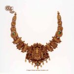 Antique Lakshmi Floral Traditional Necklace Antique Lakshmi Floral Traditional Necklace