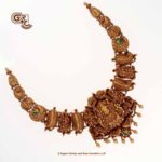 Antique Lakshmi Floral Traditional Necklace Antique Lakshmi Floral Traditional Necklace