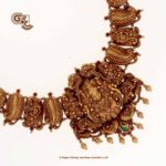 Antique Lakshmi Floral Traditional Necklace Antique Lakshmi Floral Traditional Necklace