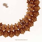 Antique Lakshmi Floral peacock Traditional Necklace Antique Lakshmi Floral peacock Traditional Necklace