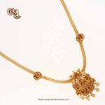 Antique Lakshmi Drops Light Weight Paper Necklace with Chain Antique Lakshmi Drops Light Weight Paper Necklace with Chain