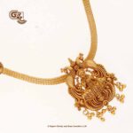 Antique Lakshmi Drops Light Weight Paper Necklace with Chain Antique Lakshmi Drops Light Weight Paper Necklace with Chain
